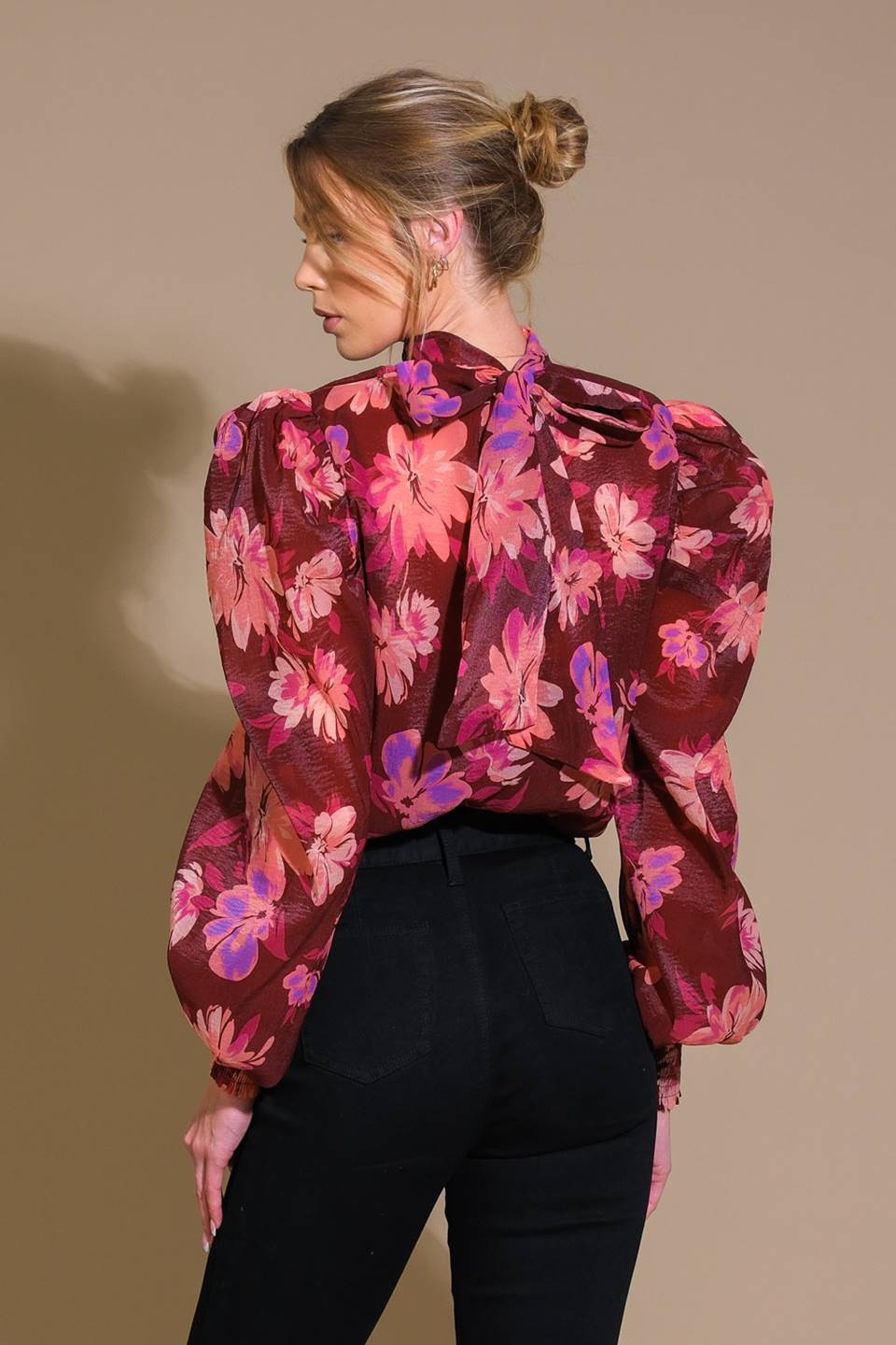 GARDEN ROMANCE WOVEN TOP Flying Tomato